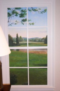 trompe loeil window – Jeremy Sams Art